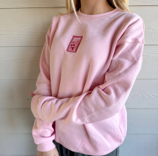 Pink Anchor Lilly Crewneck
